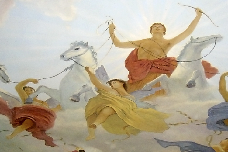 Plafondschildering Apollo